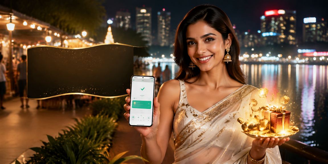 User placing live casino bets via mobile phone in India